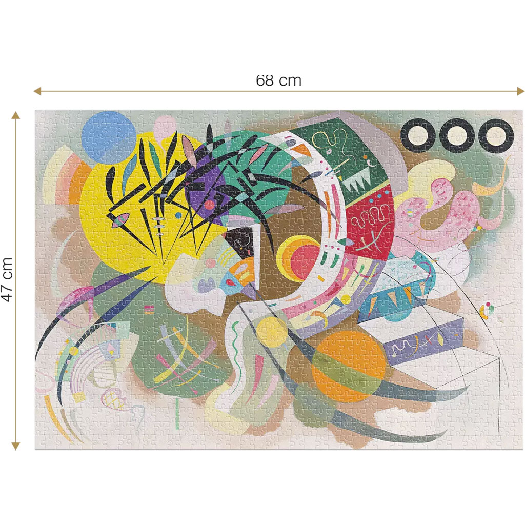 Kandinsky Dominant Curve Puzzle 1000 Pezzi