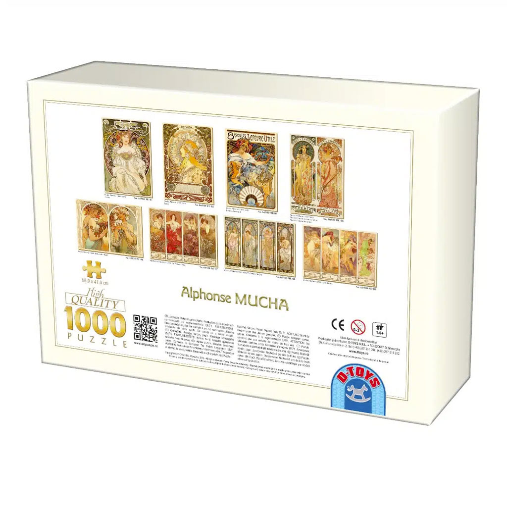 Art Nouveau Mucha Puzzle 1000 Pz