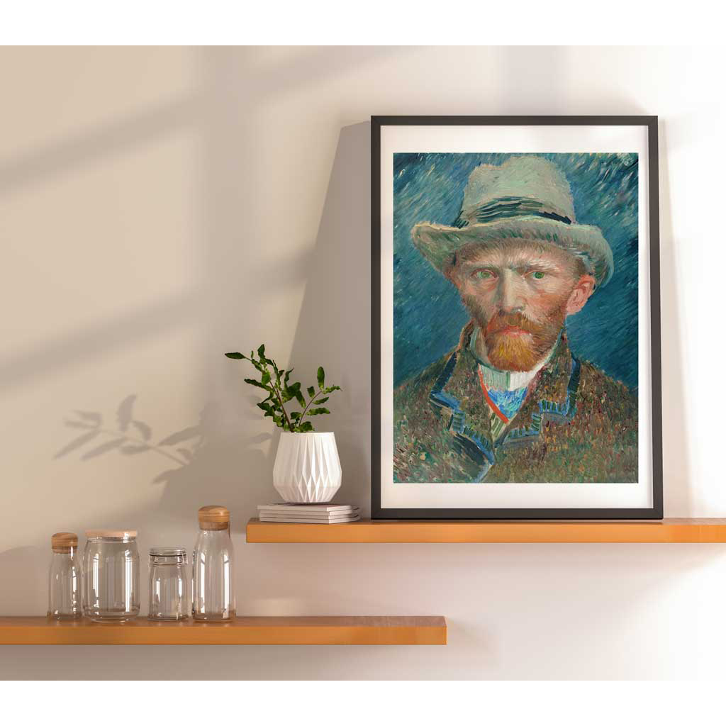 Poster Frame In Living Room Psd Mockup