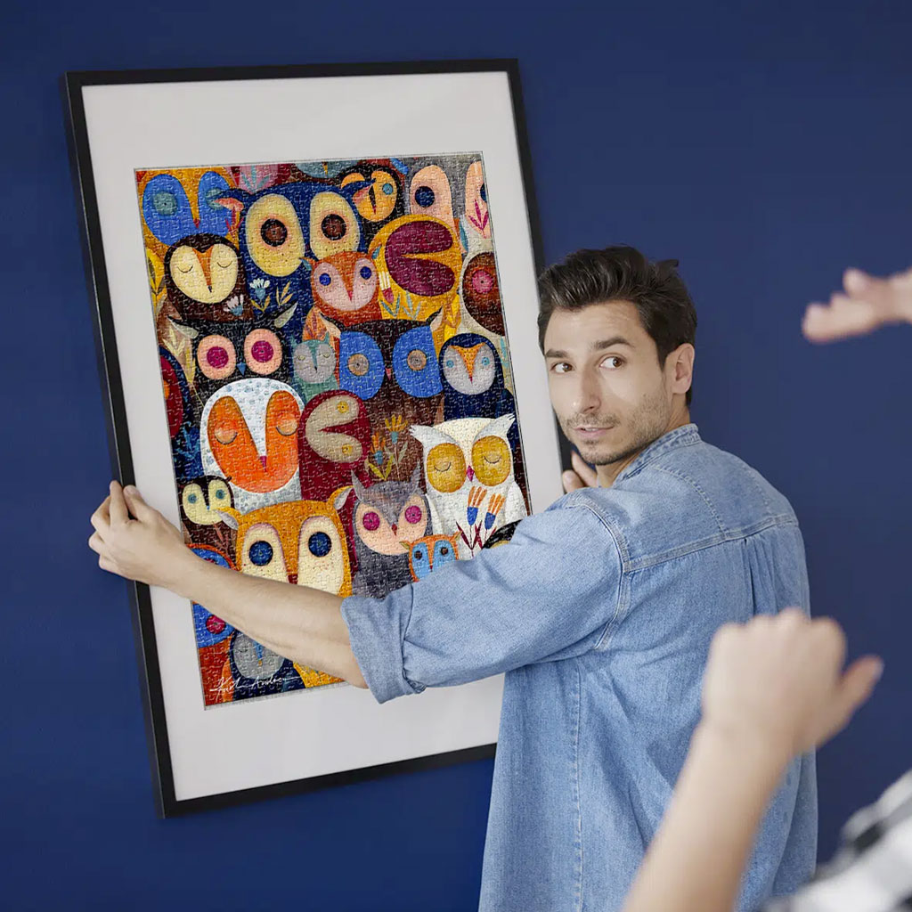 Civette E Gufi Puzzle 1000 Pezzi Kurti