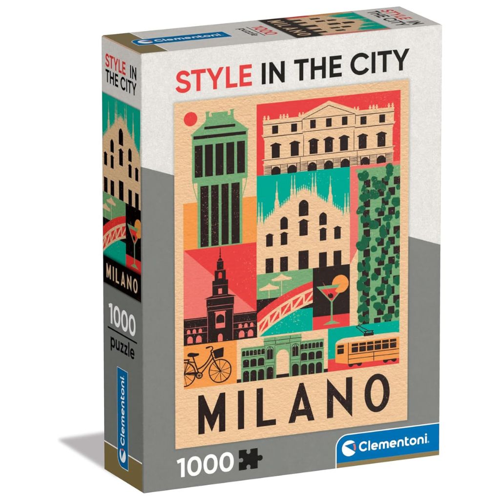Clementoni Milano Puzzle 1000 Pz Style In The City Collection