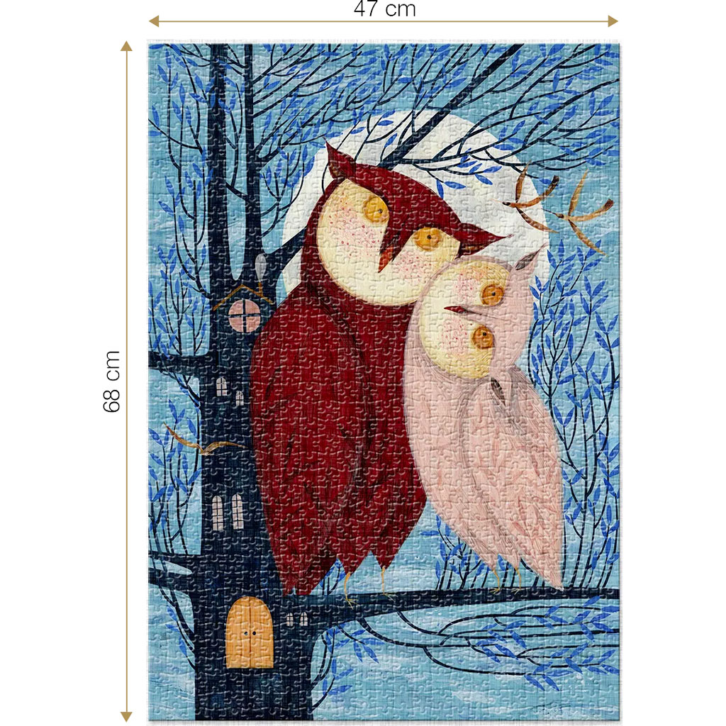 Gufi E Civette Puzzle Kurti