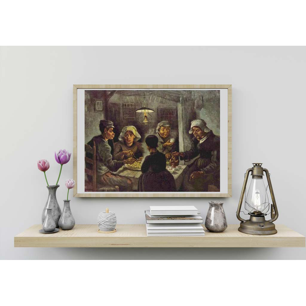 Poster Frame In Living Room Psd Mockup