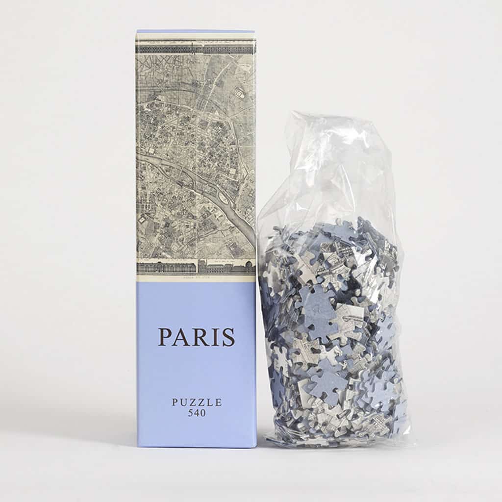 Parigi Puzzle Mappa