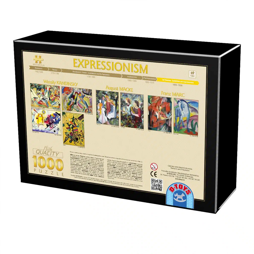 Puzzle 1000 Pezzi Kandinsky Scatola