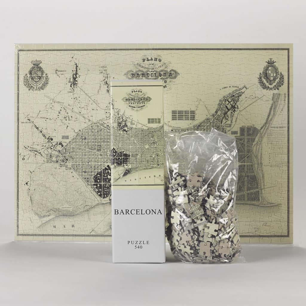 Puzzle Barcellona Mappa