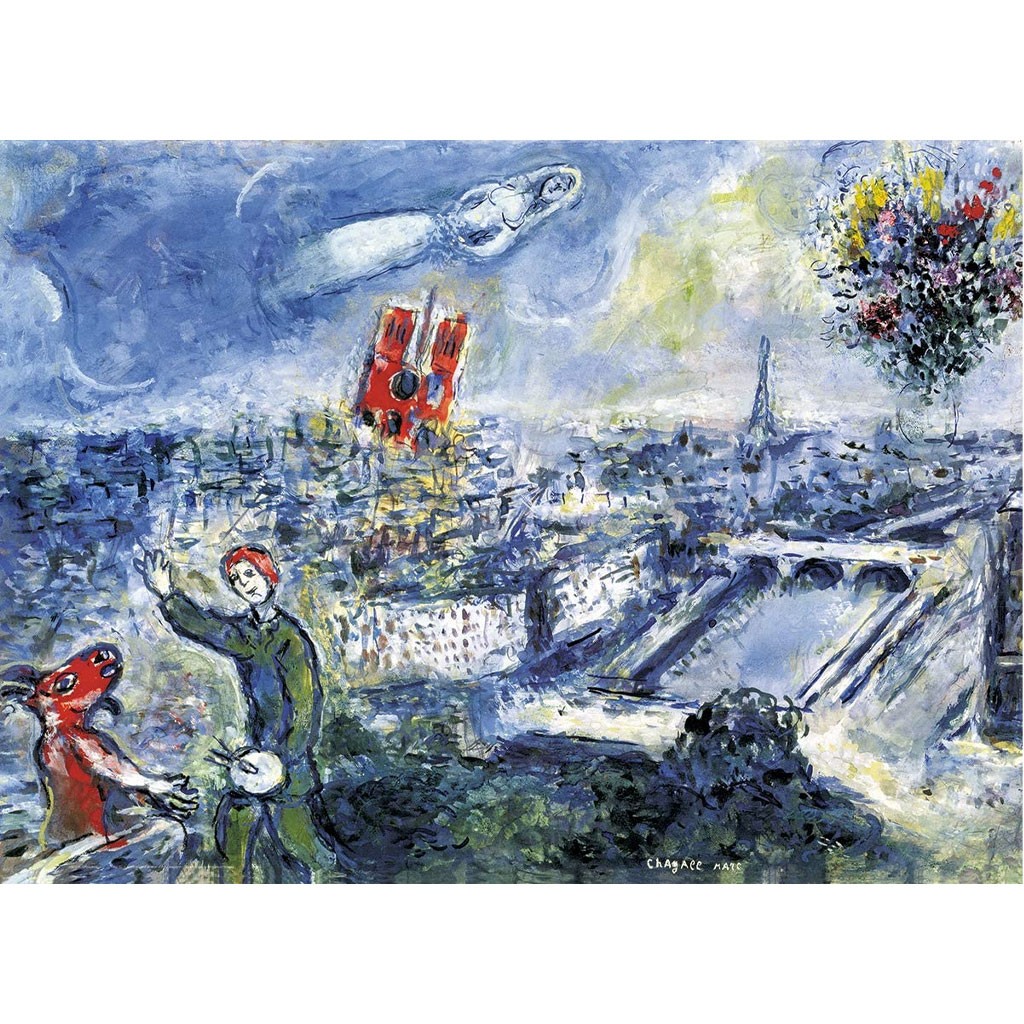 Puzzle Chagall Vue De Paris
