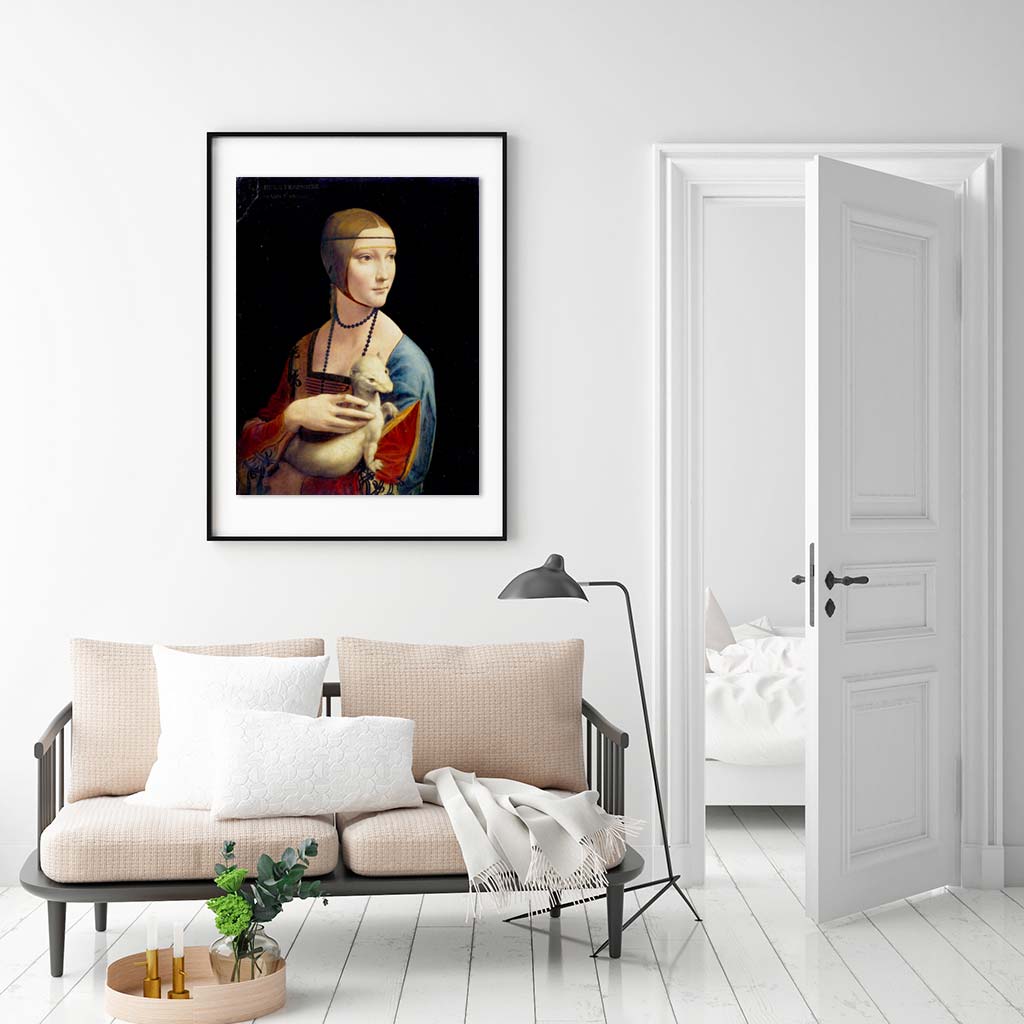 Puzzle Dama Con Lermellino Leonardo Da Vinci 1000 Pezzi Quadro Arte