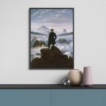 Puzzle Friedrich Viandante Su Mare Di Nebbia Confezione Quadro