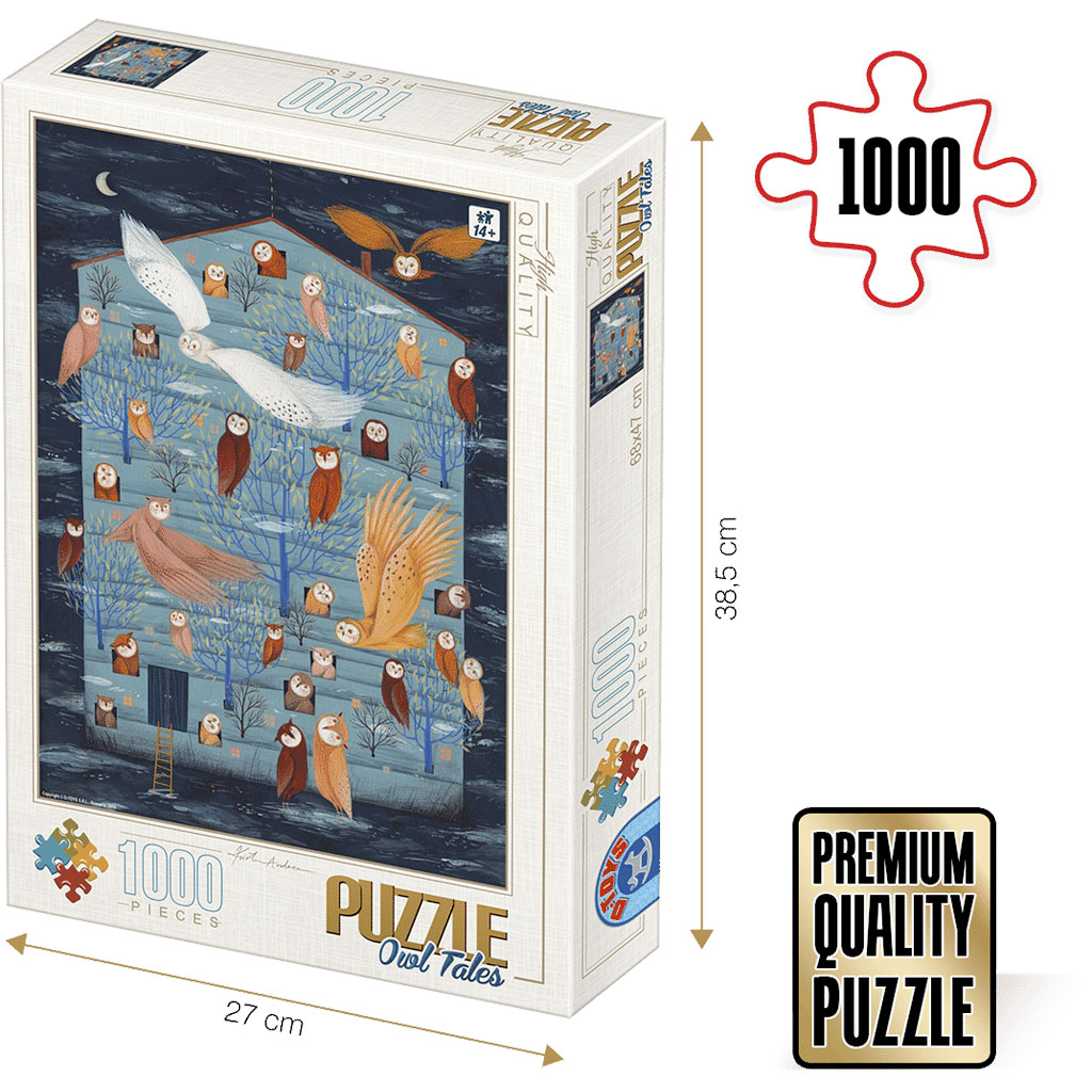 Puzzle Gufo 1000 Pezzi Kurti