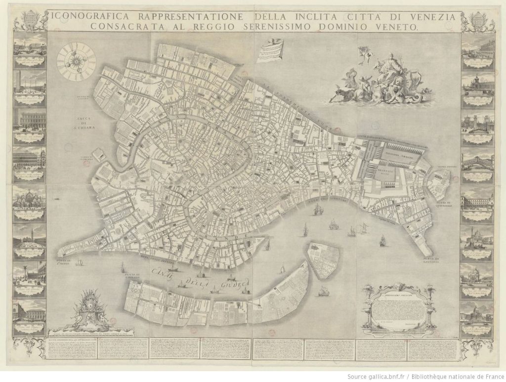 Puzzle Mappa Antica Venezia 1729