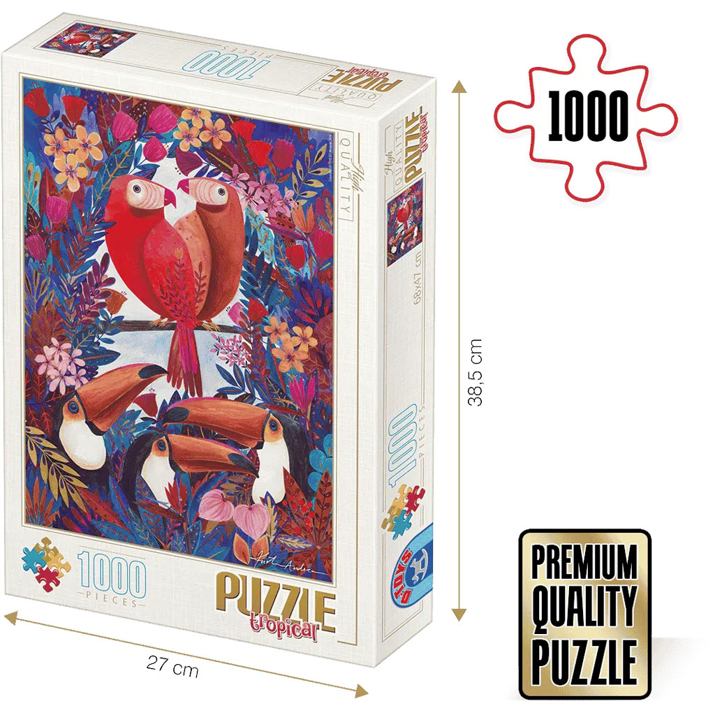 Puzzle Pappagalli Esotici