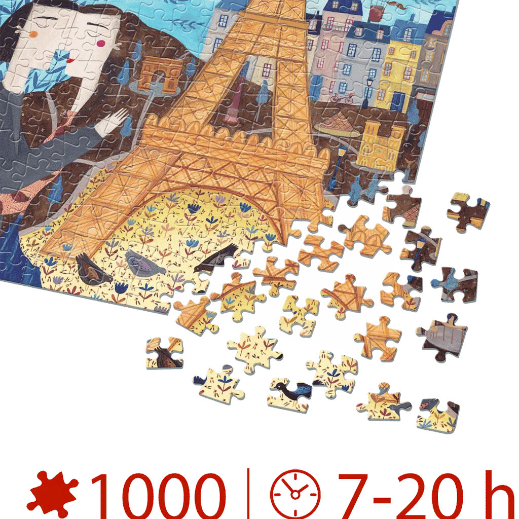 Puzzle Parigi 1000 Pezzi