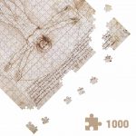 Puzzle Uomo Vitruviano 1000 Pezzi