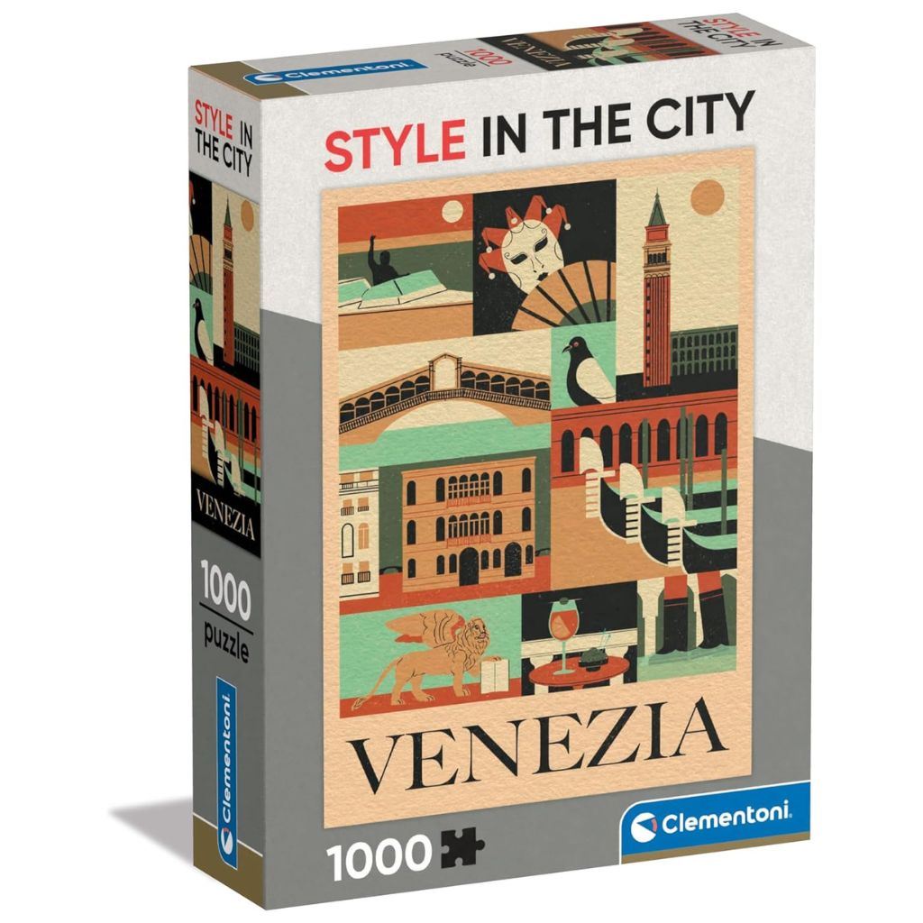Puzzle Venezia Clementoni Style In The City 1000 Pezzi